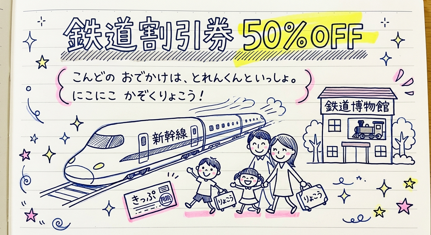 JR西日本の株主優待 鉄道割引券50%OFFで旅行がお得