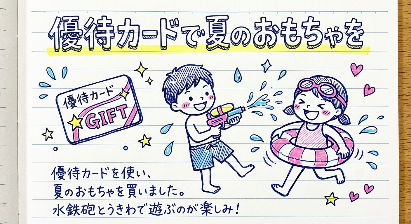 Joshinの株主優待カードで夏のおもちゃを買う